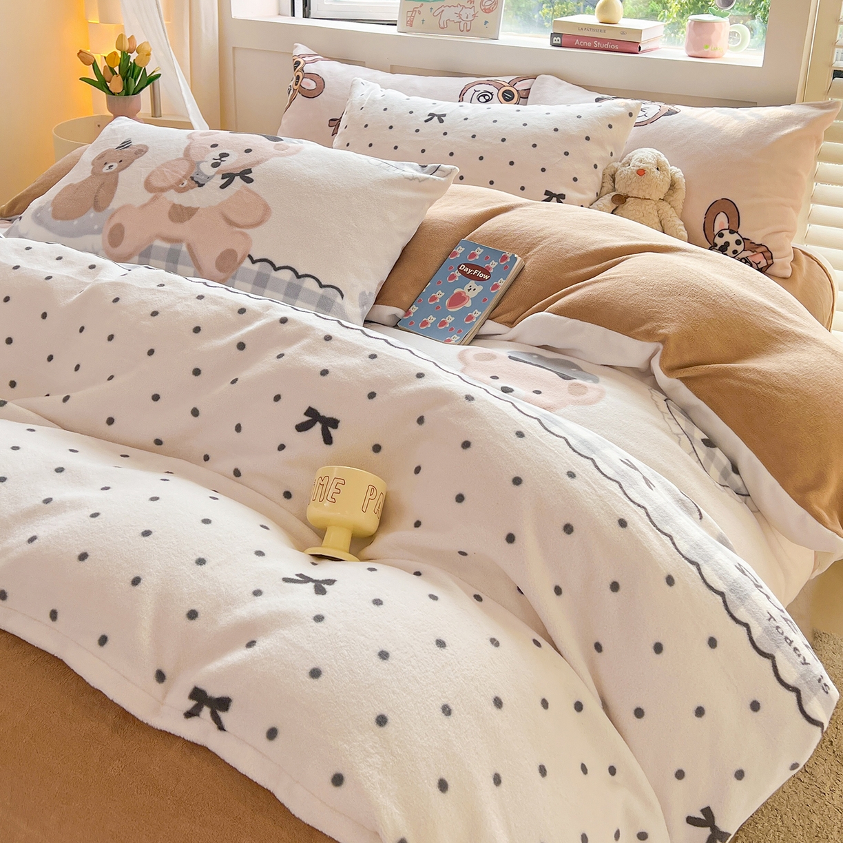 91家纺网 家纺一手货源 找家纺 （总）LIFE.丽芙 2025秋冬新款A类牛奶绒加厚保暖单被套