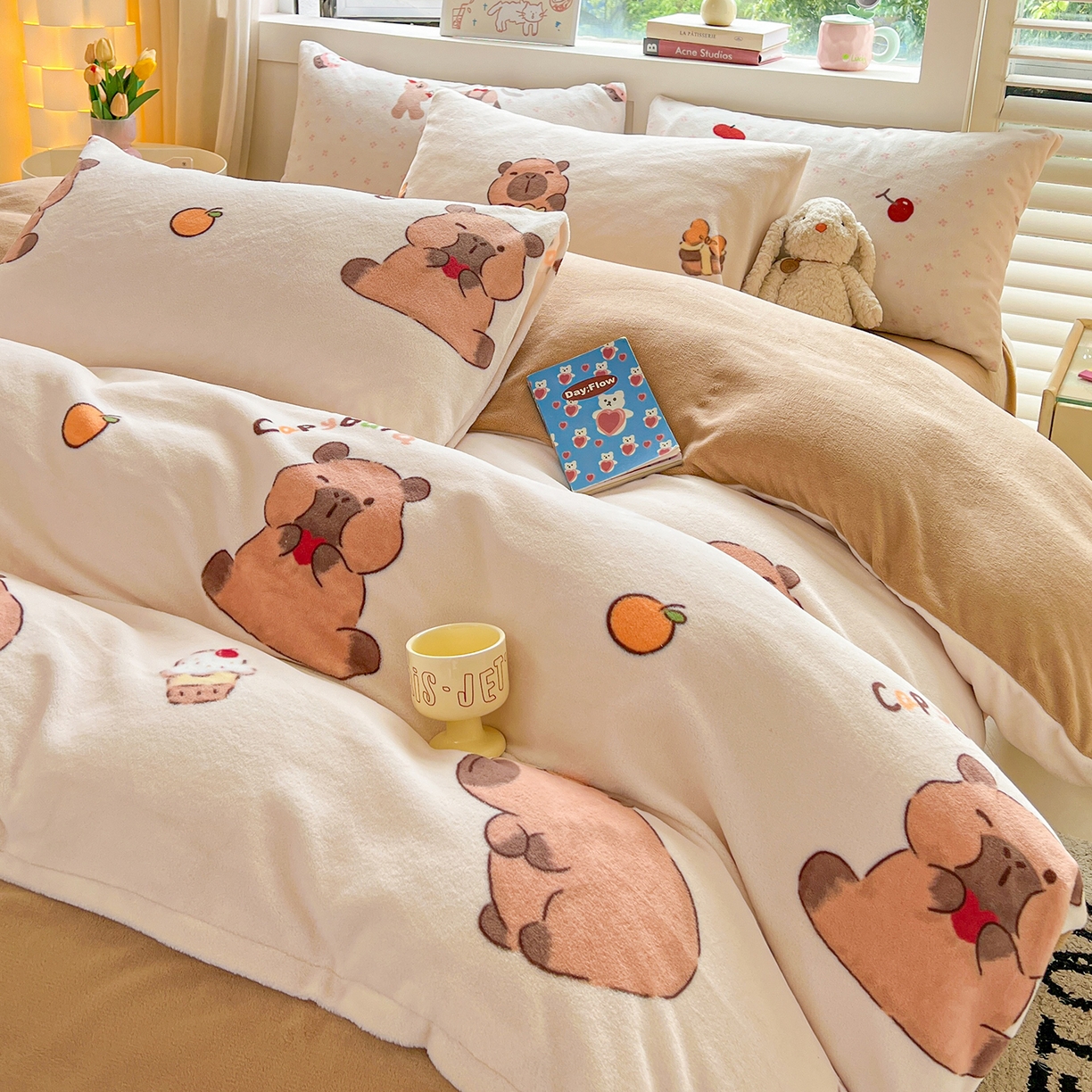 91家纺网 家纺一手货源 找家纺 （总）LIFE.丽芙 2025秋冬新款A类牛奶绒加厚保暖单被套