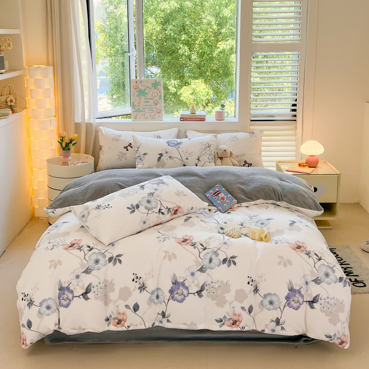 91家纺网 家纺一手货源 找家纺 LIFE.丽芙 2025秋冬新款A类牛奶绒加厚保暖单被套 司藤