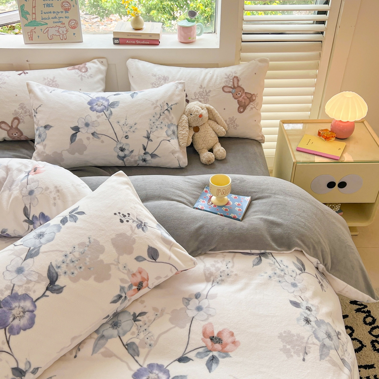 91家纺网 家纺一手货源 找家纺 LIFE.丽芙 2025秋冬新款A类牛奶绒加厚保暖单被套 司藤