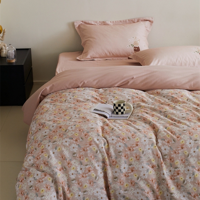 91家纺网 家纺一手货源 找家纺 由丽2025新款卡通磨毛印花四件套（控价券后不低于小号190，标准210，加大225） 知槿