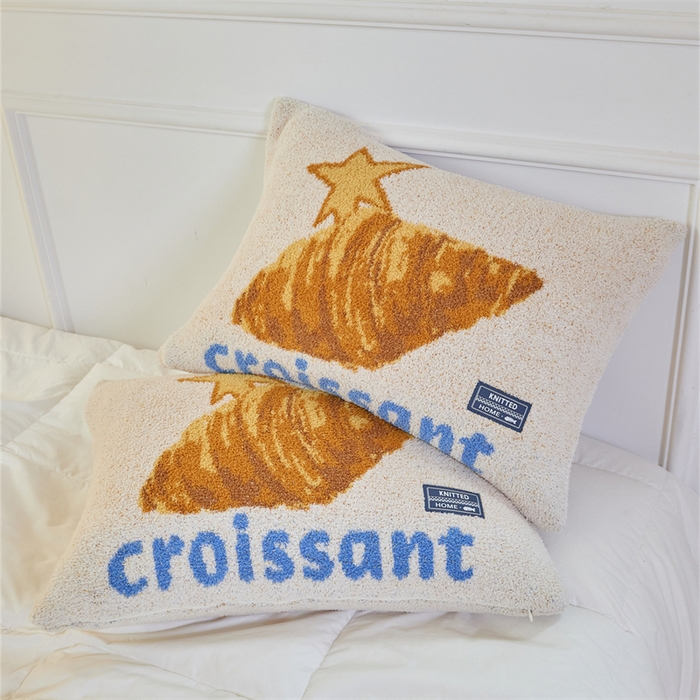 91家纺网 家纺一手货源 找家纺 暖绵绵家纺 2025新款半边绒针织提花枕同款含芯抱枕-甜品点心系列 甜品点心-克瑞森同款含芯枕