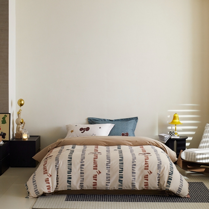 由丽2025新款卡通磨毛印花四件套（控价券后不低于小号190，标准210，加大225） 象先生-绿