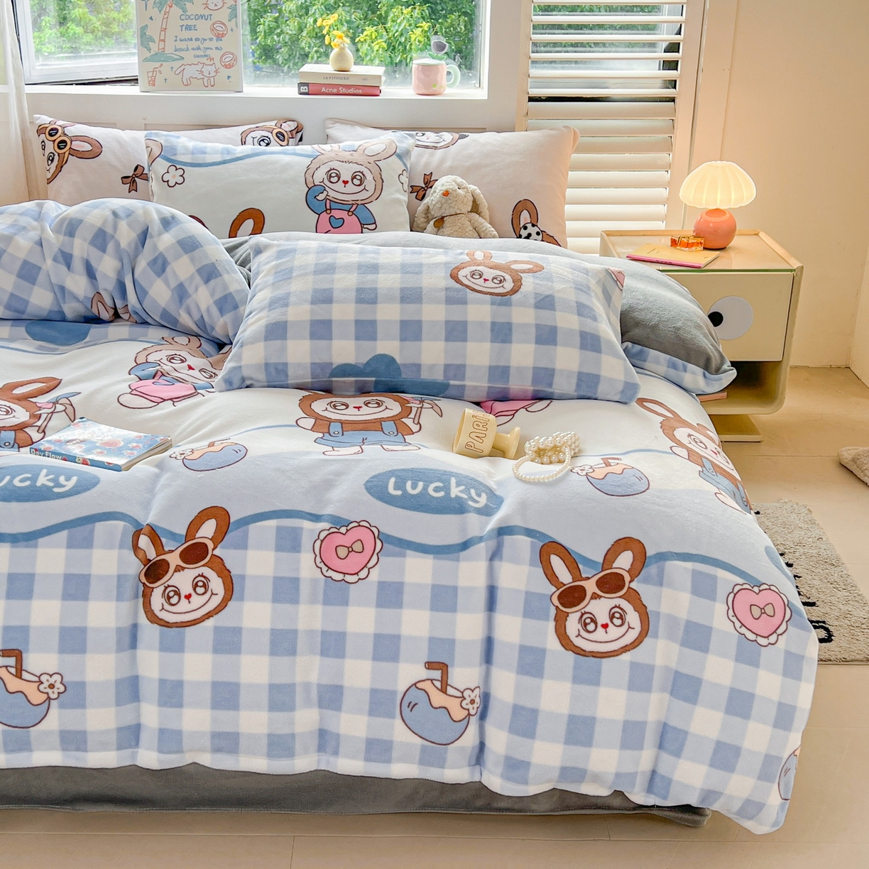 91家纺网 家纺一手货源 找家纺 LIFE.丽芙 2025秋冬新款A类牛奶绒加厚保暖单被套 布布乐园