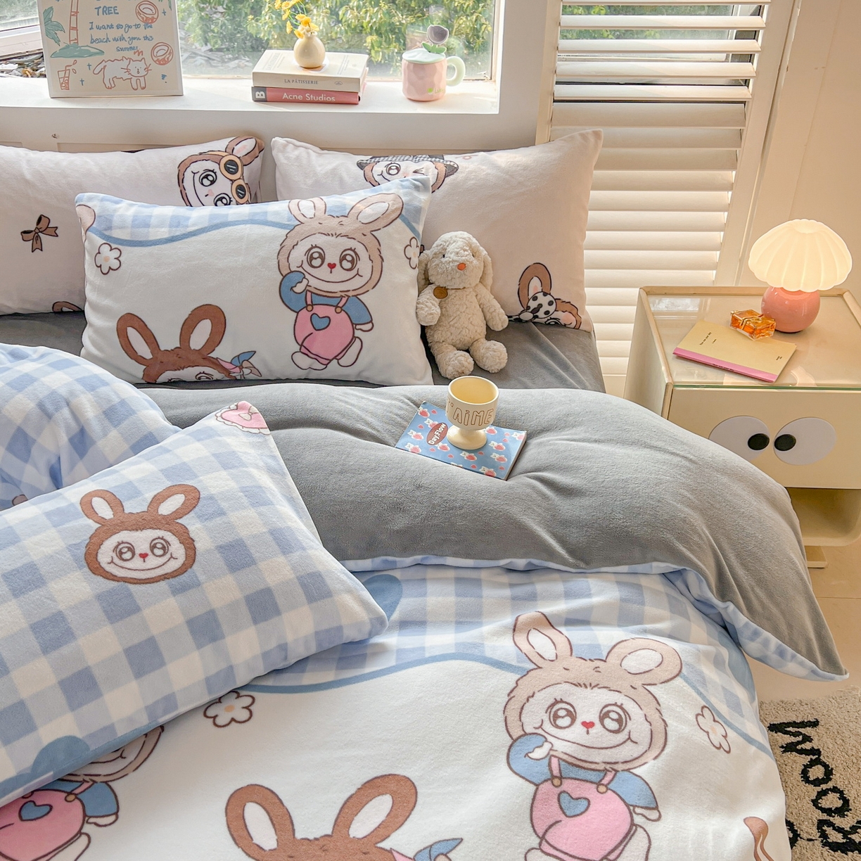 91家纺网 家纺一手货源 找家纺 LIFE.丽芙 2025秋冬新款A类牛奶绒加厚保暖单被套 布布乐园