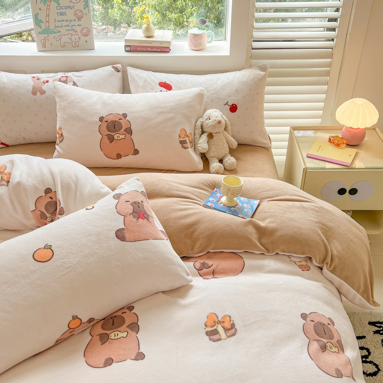 91家纺网 家纺一手货源 找家纺 LIFE.丽芙 2025秋冬新款A类牛奶绒加厚保暖单被套 麦麦卡皮