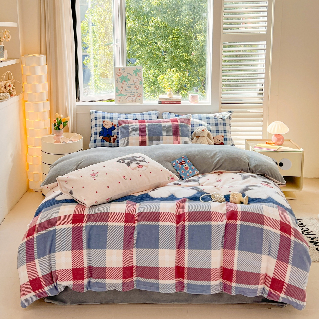 91家纺网 家纺一手货源 找家纺 LIFE.丽芙 2025秋冬新款A类牛奶绒加厚保暖单被套 修狗