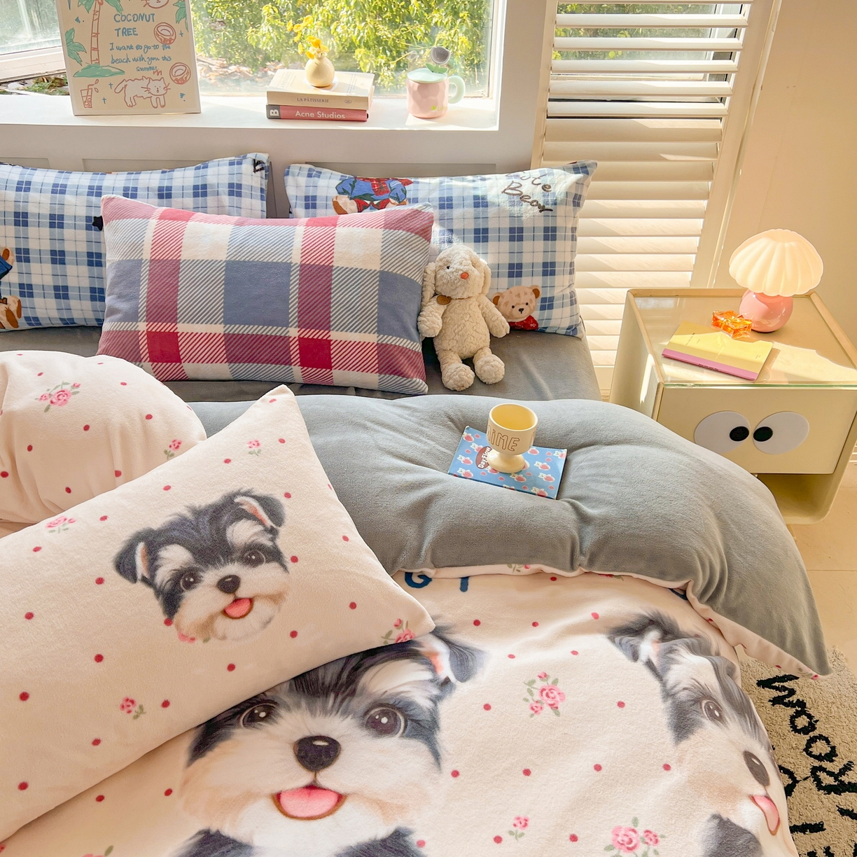 91家纺网 家纺一手货源 找家纺 LIFE.丽芙 2025秋冬新款A类牛奶绒加厚保暖单被套 修狗