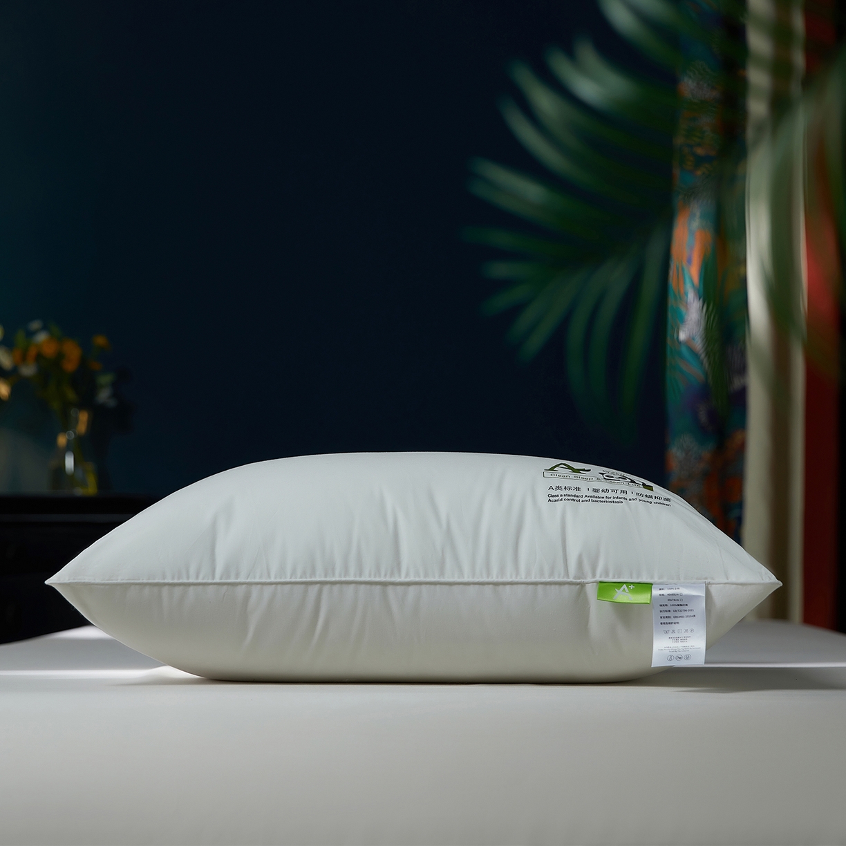 91家纺网 家纺一手货源 找家纺 （总）鼎晟纺 2025新款卡通全棉羽丝绒软萌熊猫烫画枕头学生纯棉枕芯护颈椎助家用枕头枕芯-风格三