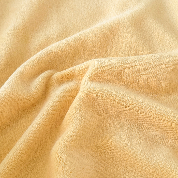 91家纺网 家纺一手货源 找家纺 畅畅家纺 2025新款冬季加厚牛奶绒刺绣加绒保暖四件套-山茶花系列 山茶花-姜黄色