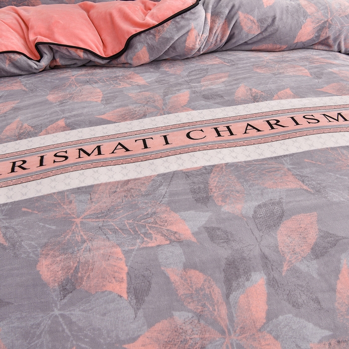 91家纺网 家纺一手货源 找家纺 赛丽雅 2025新款牛奶绒床裙四件套8-9斤法莱绒直播爆款日产2万套 倾心