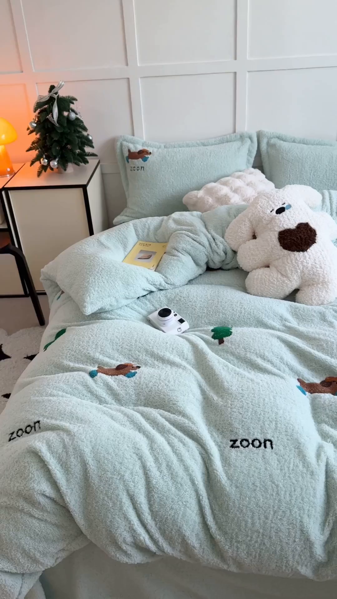 91家纺网 家纺一手货源 找家纺 （总）萝莉家纺 2025新款加厚泰迪绒毛巾绣四件套