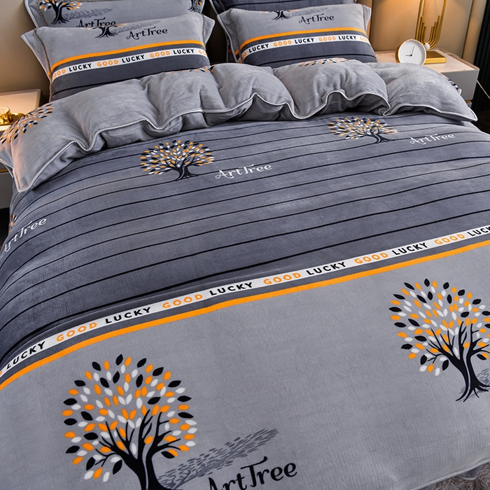 91家纺网 家纺一手货源 找家纺 赛丽雅 2025新款牛奶绒床裙四件套8-9斤法莱绒直播爆款日产2万套 摇钱树