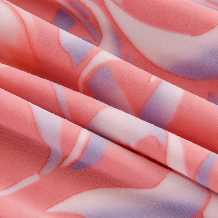 91家纺网 家纺一手货源 找家纺 赛丽雅 2025新款牛奶绒床裙四件套8-9斤法莱绒直播爆款日产2万套 郁金香 