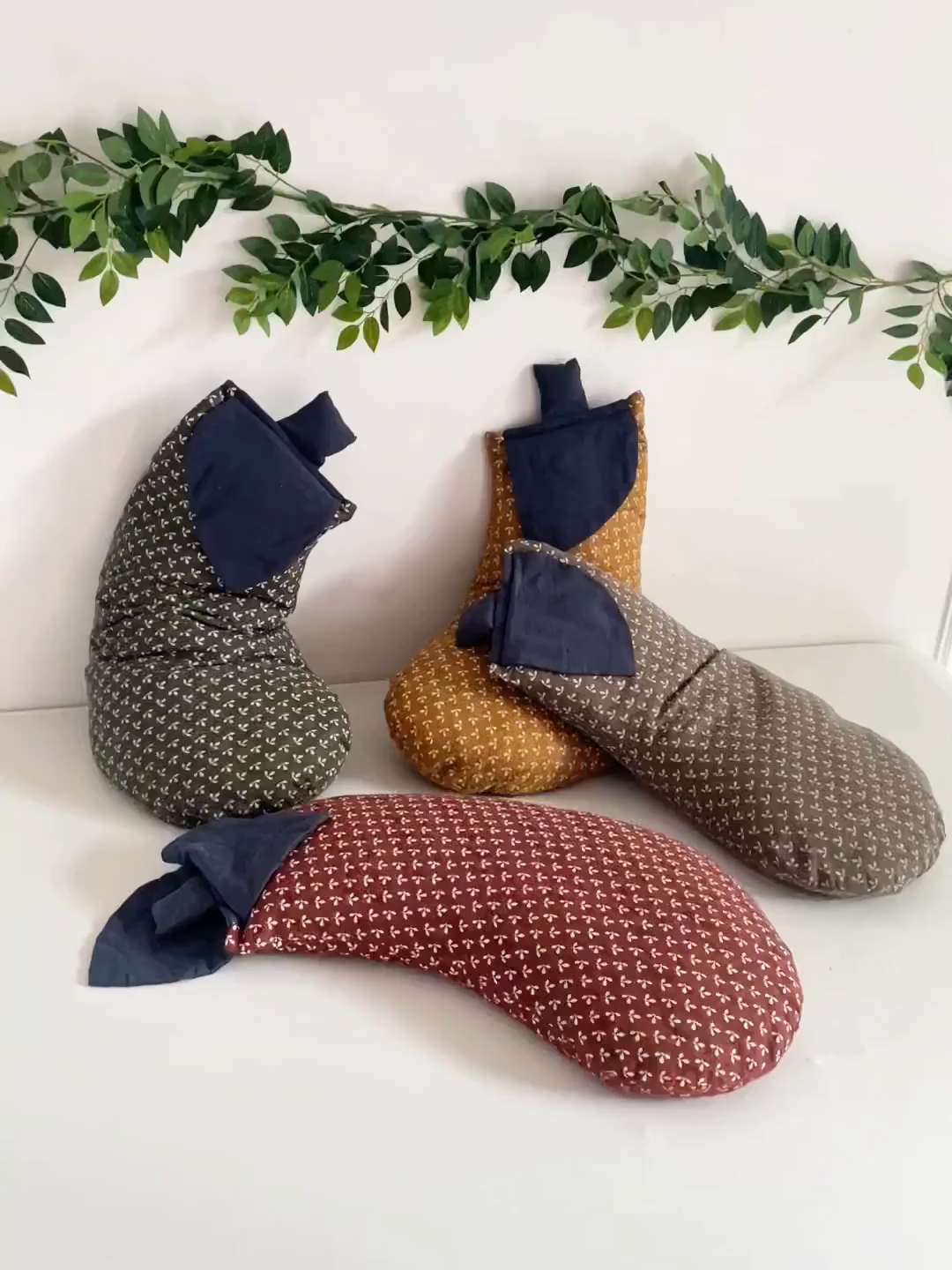 91家纺网 家纺一手货源 找家纺 （总）芯洲 2025新款荞麦枕卡通田园风茄子造型荞麦枕头枕芯