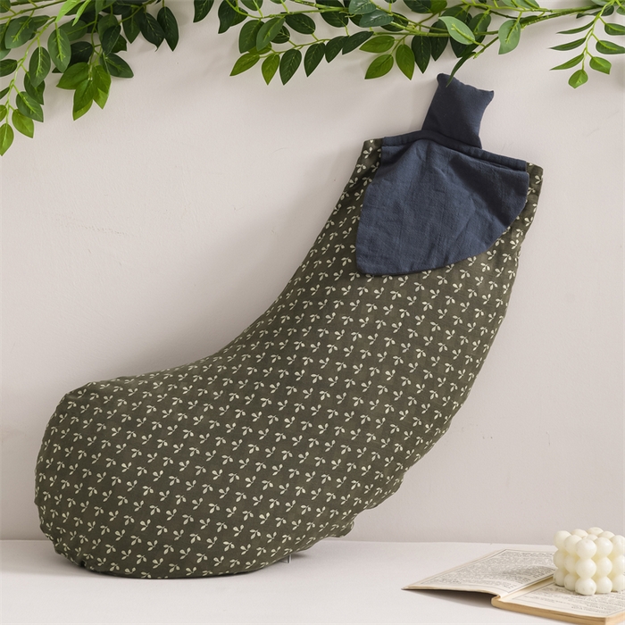 91家纺网 家纺一手货源 找家纺 芯洲 2025新款荞麦枕卡通田园风茄子造型荞麦枕头枕芯 茄多多-绿