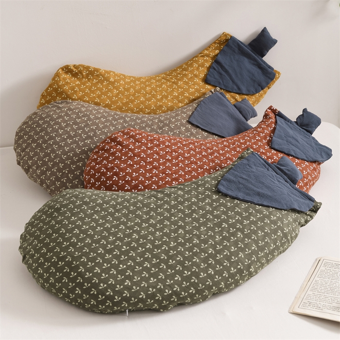 91家纺网 家纺一手货源 找家纺 芯洲 2025新款荞麦枕卡通田园风茄子造型荞麦枕头枕芯 组合图