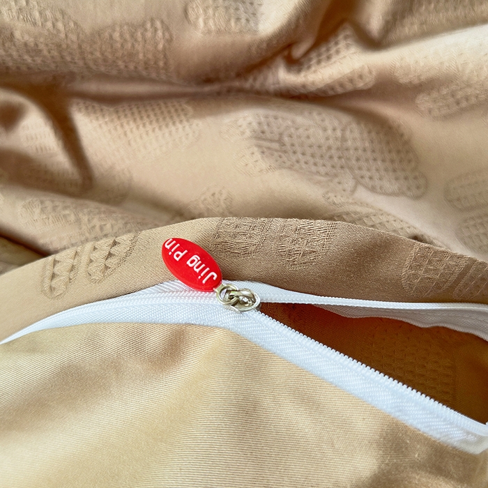 91家纺网 家纺一手货源 找家纺 （总）菡宝 2025新款全棉纯棉色织小提花四件套支持定制定做尺寸