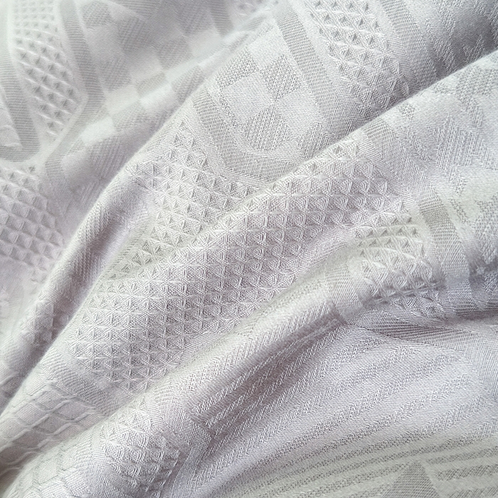 91家纺网 家纺一手货源 找家纺 菡宝 2025新款全棉纯棉色织小提花四件套支持定制定做尺寸 千鸟格灰