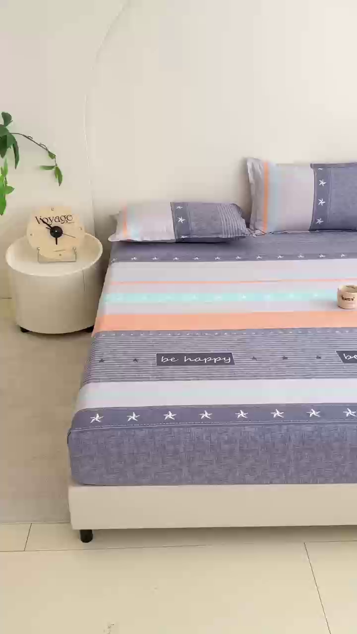 91家纺网 家纺一手货源 找家纺 梦舒阳 2025新款磨毛植物羊绒单床笠三件套单品床笠 肖邦恋曲