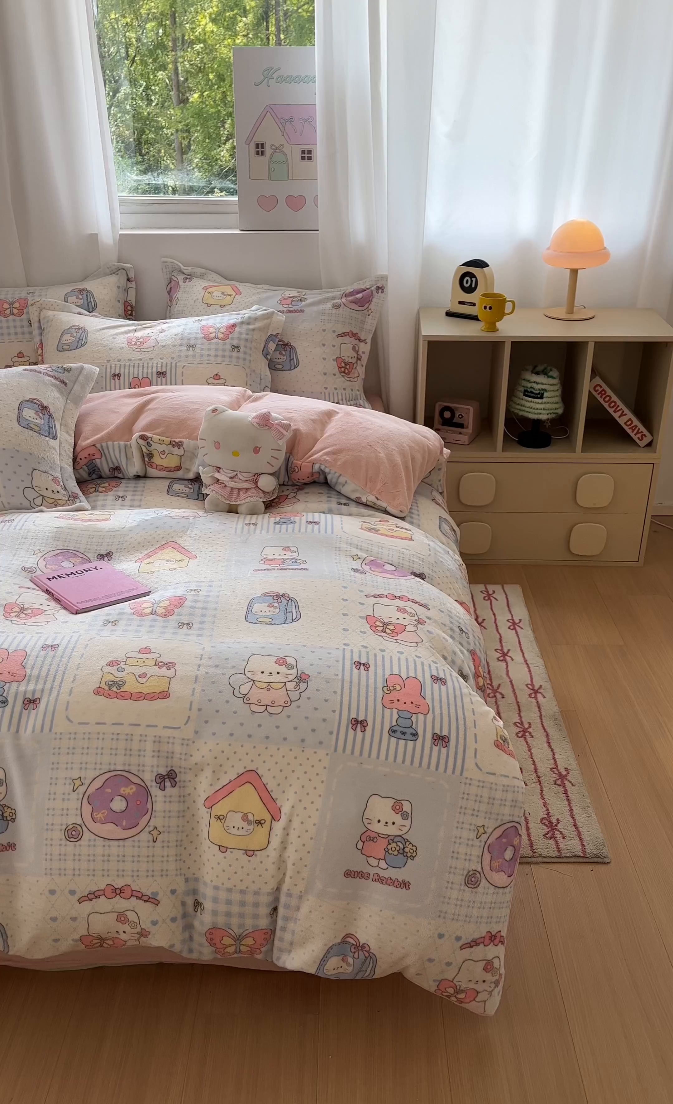 91家纺网 家纺一手货源 找家纺 （总）沐慕 2025新款高克重牛奶绒四件套