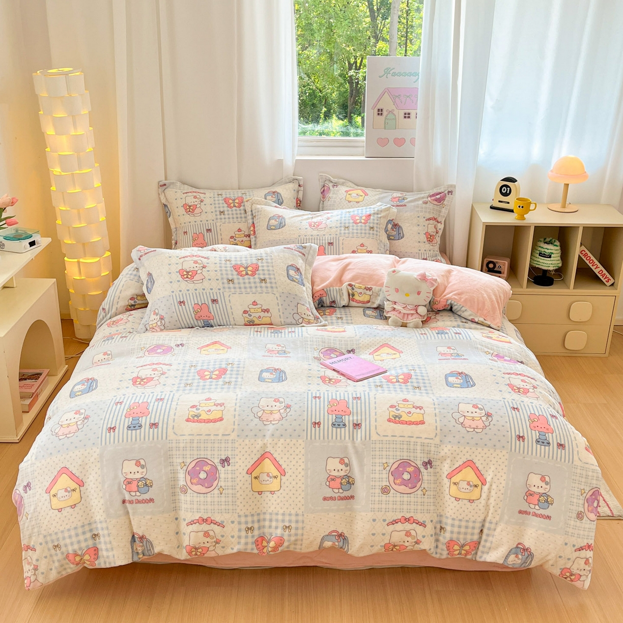 91家纺网 家纺一手货源 找家纺 （总）沐慕 2025新款高克重牛奶绒四件套