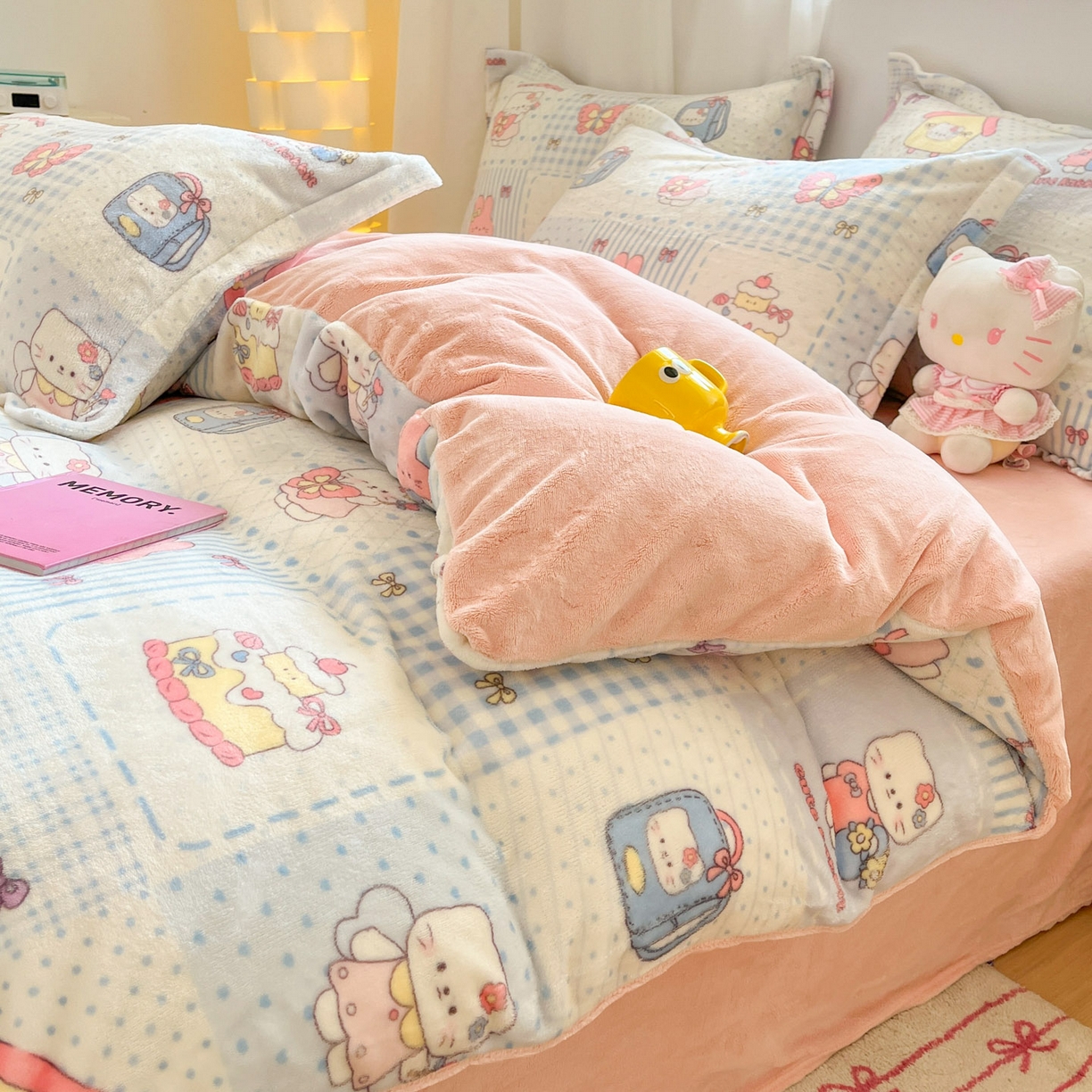 91家纺网 家纺一手货源 找家纺 （总）沐慕 2025新款高克重牛奶绒四件套