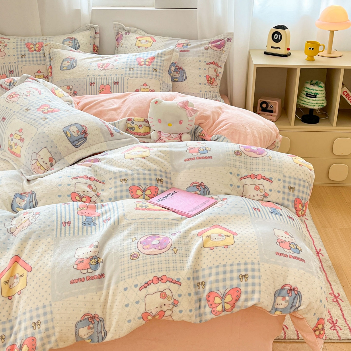 91家纺网 家纺一手货源 找家纺 （总）沐慕 2025新款高克重牛奶绒四件套