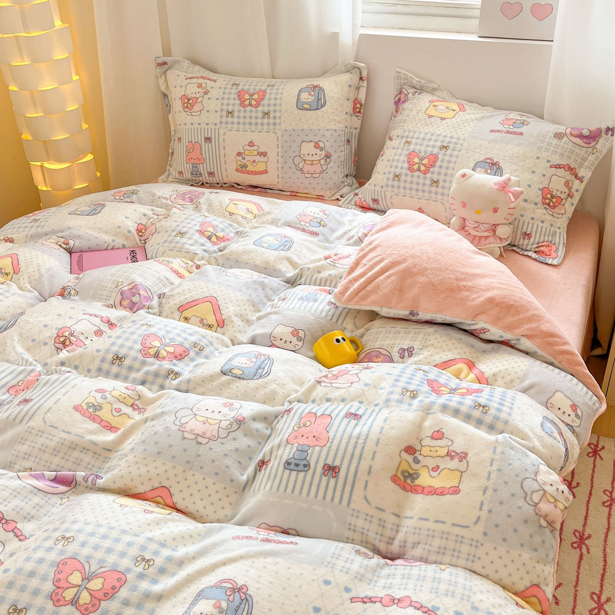 91家纺网 家纺一手货源 找家纺 （总）沐慕 2025新款高克重牛奶绒四件套