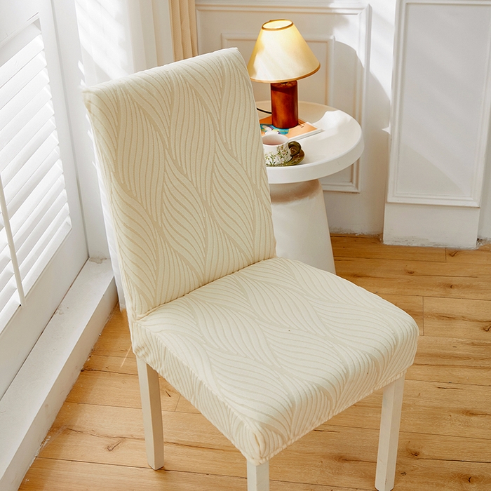 91家纺网 家纺一手货源 找家纺 天下布艺 2025新款云锦椅子套 米色