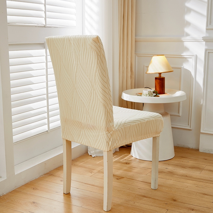 91家纺网 家纺一手货源 找家纺 天下布艺 2025新款云锦椅子套 米色