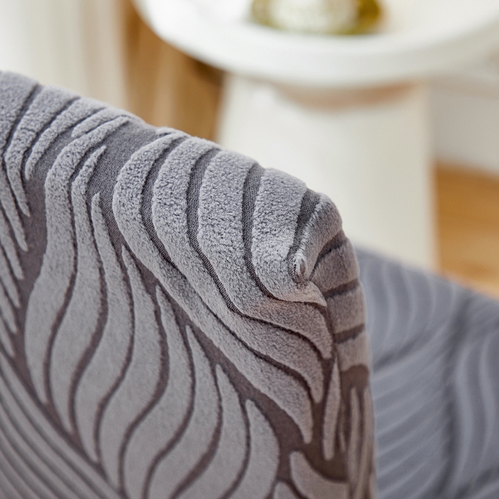 91家纺网 家纺一手货源 找家纺 天下布艺 2025新款云锦椅子套 深灰