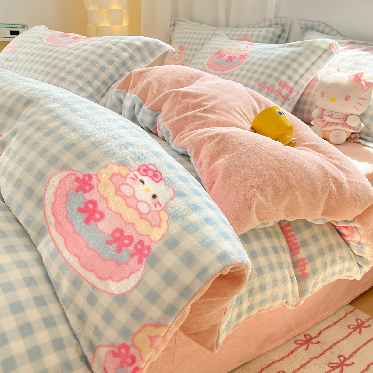 91家纺网 家纺一手货源 找家纺 （总）沐慕 2025新款高克重牛奶绒四件套