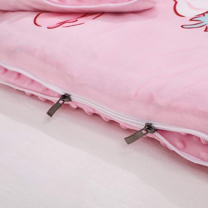 91家纺网 家纺一手货源 找家纺 （总）八零年代 2025新款三丽鸥正版秋冬加厚儿童一体睡袋大宝宝绒防踢被大版卡通懒人被子（含防伪标）