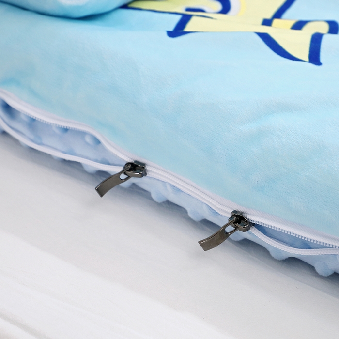 91家纺网 家纺一手货源 找家纺 八零年代 2025新款三丽鸥正版秋冬加厚儿童一体睡袋大宝宝绒防踢被大版卡通懒人被子（含防伪标） 帕恰狗