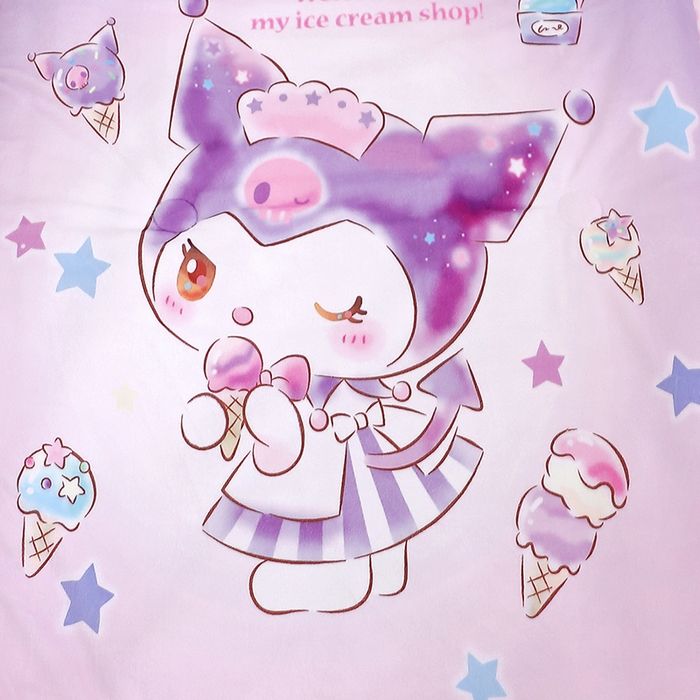 91家纺网 家纺一手货源 找家纺 八零年代 2025新款三丽鸥正版秋冬加厚儿童一体睡袋大宝宝绒防踢被大版卡通懒人被子（含防伪标） 炫彩库洛米