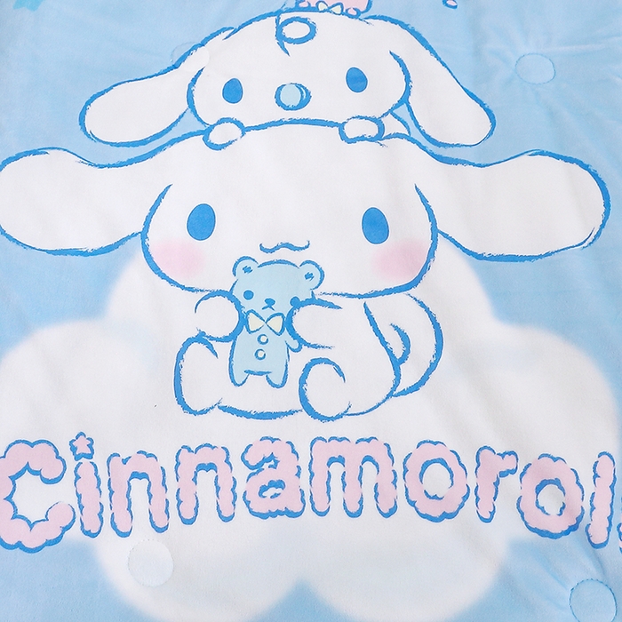 91家纺网 家纺一手货源 找家纺 八零年代 2025新款三丽鸥正版秋冬加厚儿童一体睡袋大宝宝绒防踢被大版卡通懒人被子（含防伪标） 大耳狗