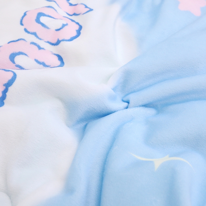 91家纺网 家纺一手货源 找家纺 八零年代 2025新款三丽鸥正版秋冬加厚儿童一体睡袋大宝宝绒防踢被大版卡通懒人被子（含防伪标） 大耳狗