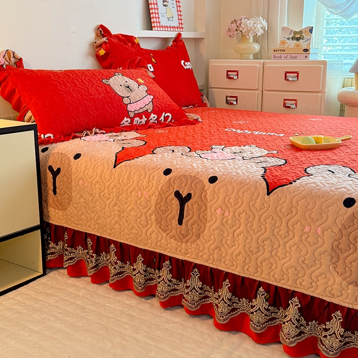 91家纺网 家纺一手货源 找家纺 （总）美达家纺 2025新款牛奶绒榻榻米单床盖床盖单件单品床盖（支持定制，定制款不退不换）