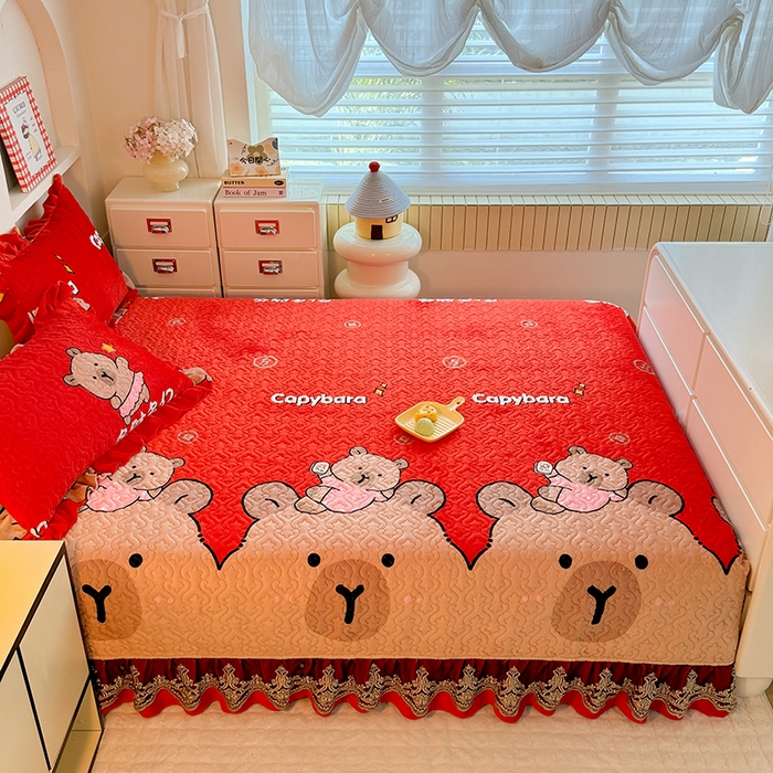 91家纺网 家纺一手货源 找家纺 （总）美达家纺 2025新款牛奶绒榻榻米单床盖床盖单件单品床盖（支持定制，定制款不退不换）