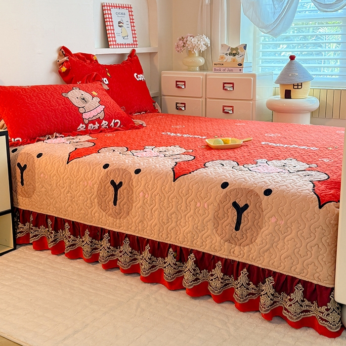 91家纺网 家纺一手货源 找家纺 （总）美达家纺 2025新款牛奶绒榻榻米单床盖床盖单件单品床盖（支持定制，定制款不退不换）