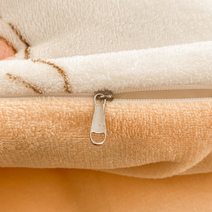 91家纺网 家纺一手货源 找家纺 沐慕 2025新款高克重牛奶绒四件套 牛奶绒-花漾兔