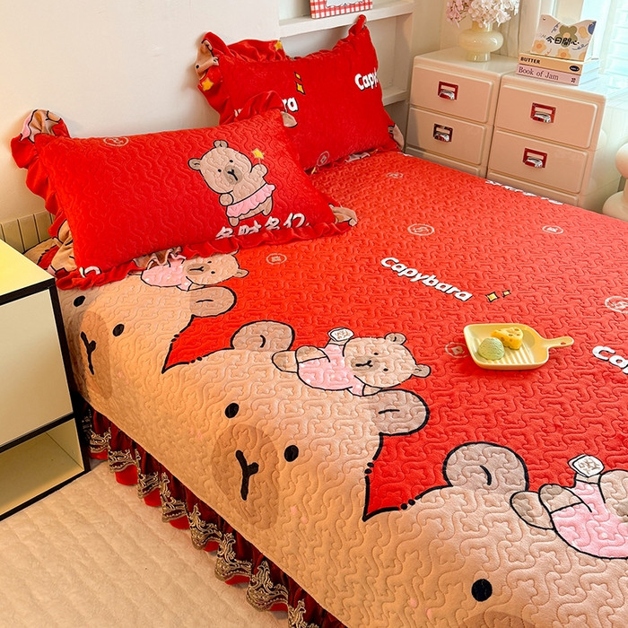 91家纺网 家纺一手货源 找家纺 （总）美达家纺 2025新款牛奶绒榻榻米单床盖床盖单件单品床盖（支持定制，定制款不退不换）