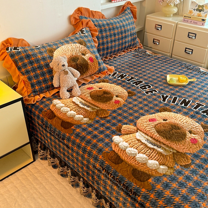 91家纺网 家纺一手货源 找家纺 （总）美达家纺 2025新款牛奶绒榻榻米单床盖床盖单件单品床盖（支持定制，定制款不退不换）