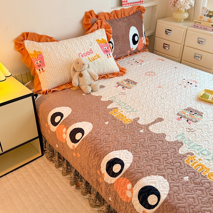 91家纺网 家纺一手货源 找家纺 （总）美达家纺 2025新款牛奶绒榻榻米单床盖床盖单件单品床盖（支持定制，定制款不退不换）