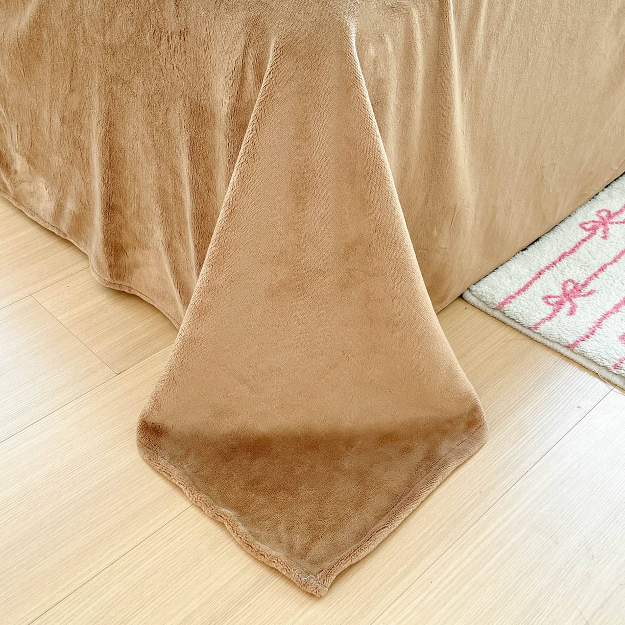 91家纺网 家纺一手货源 找家纺 沐慕 2025新款高克重牛奶绒四件套 牛奶绒-可爱布布