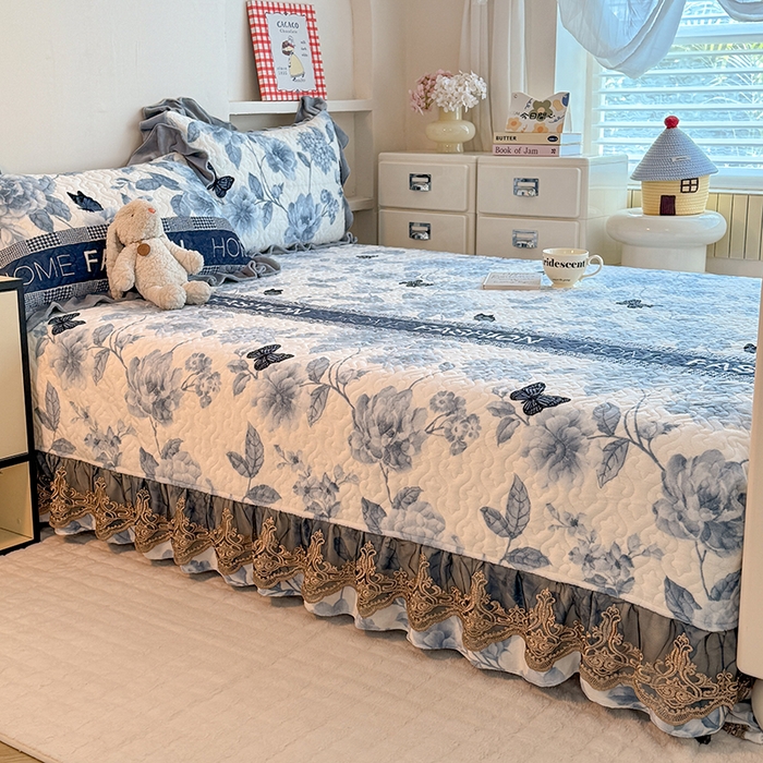 91家纺网 家纺一手货源 找家纺 美达家纺 2025新款牛奶绒榻榻米单床盖床盖单件单品床盖（支持定制，定制款不退不换） 梦蝶