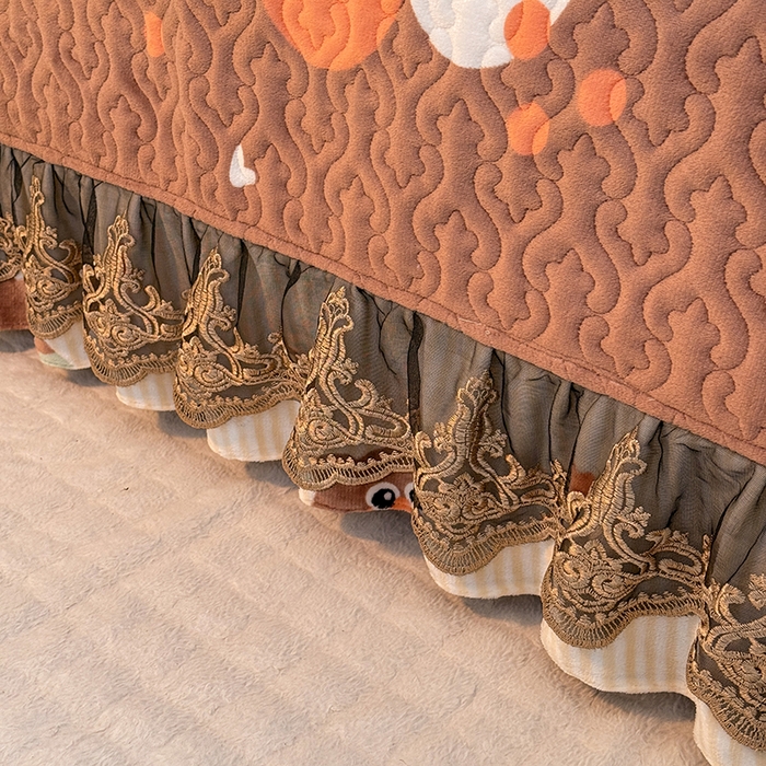 91家纺网 家纺一手货源 找家纺 美达家纺 2025新款牛奶绒榻榻米单床盖床盖单件单品床盖（支持定制，定制款不退不换） 甜蜜奶吧