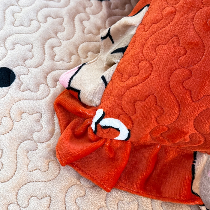 91家纺网 家纺一手货源 找家纺 （总）美达家纺 2025新款卡通牛奶绒印花床盖四件套