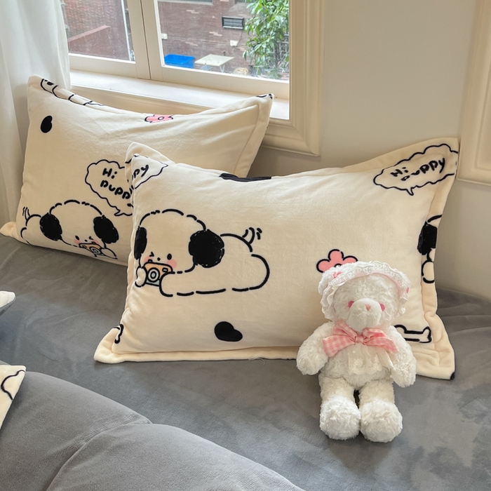 91家纺网 家纺一手货源 找家纺 沐慕 2025新款高克重牛奶绒四件套 牛奶绒-修修狗